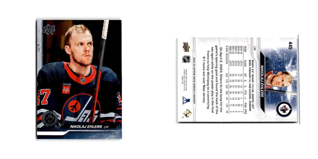 2023 Upper Deck Nikolaj Ehlers Winnipeg Jets #445