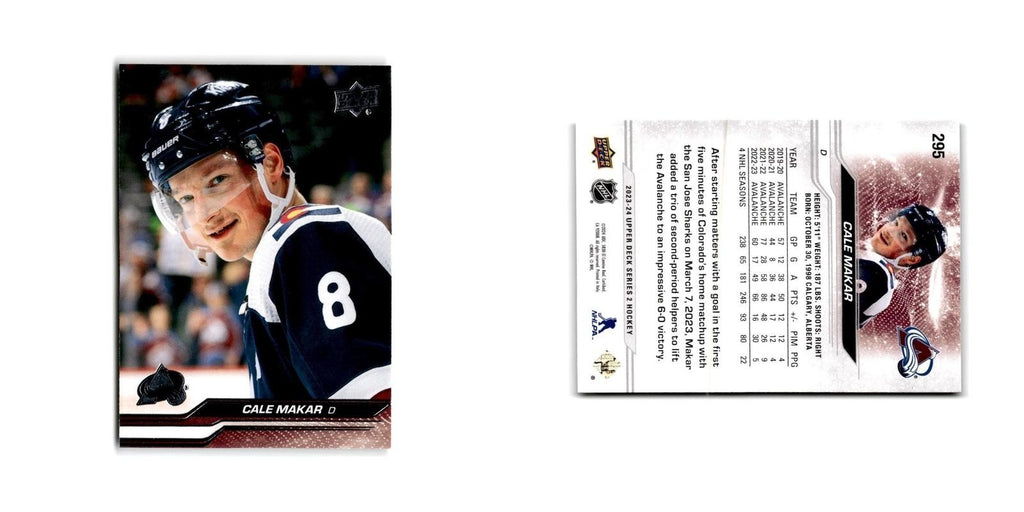 2023 Upper Deck Cale Makar Colorado Avalanche #295