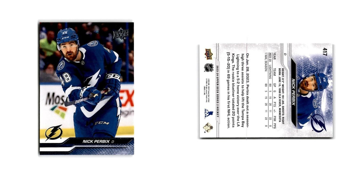 2023 Upper Deck Nick Perbix Tampa Bay Lightning #417