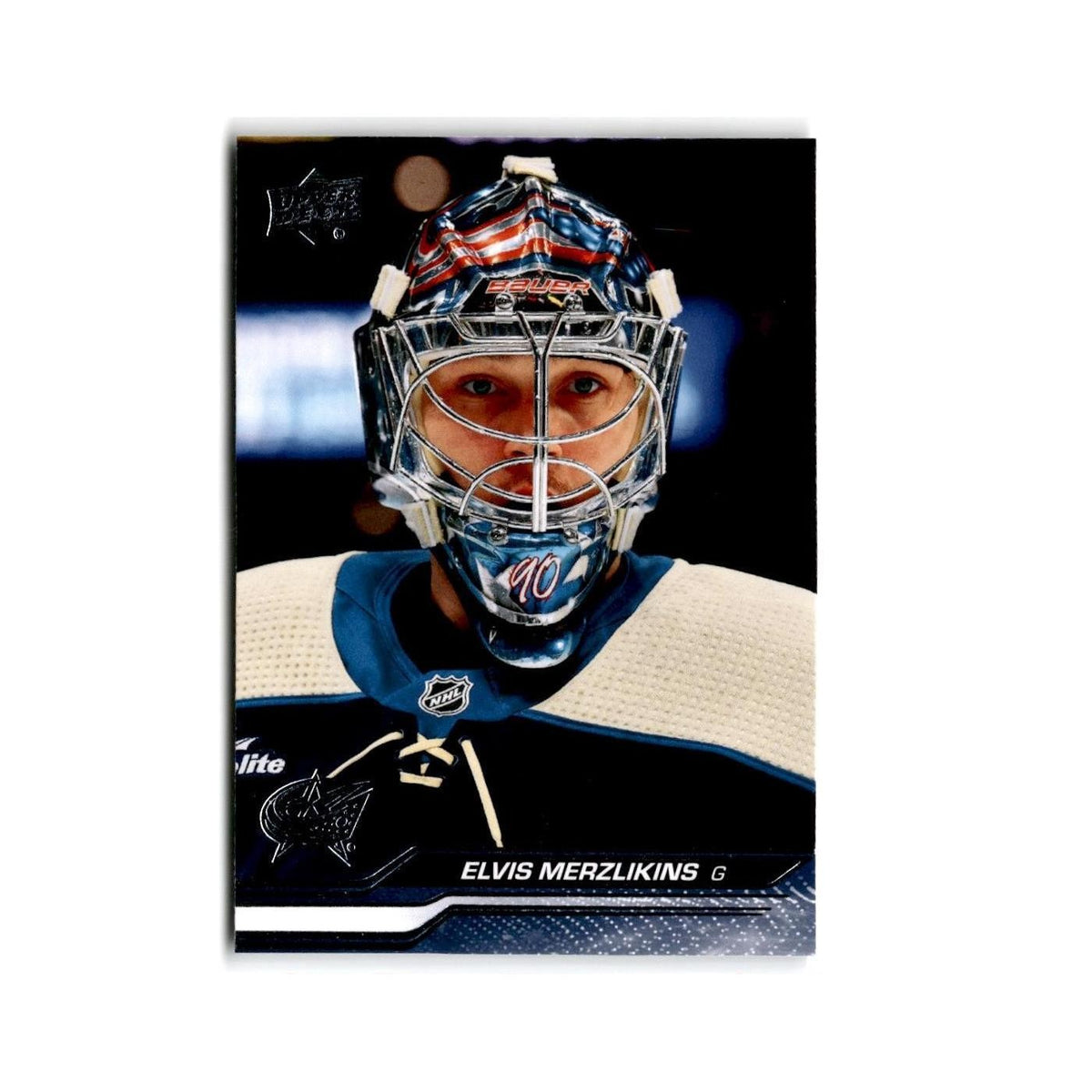 2023 Upper Deck Elvis Merzlikins Columbus Blue Jackets #303