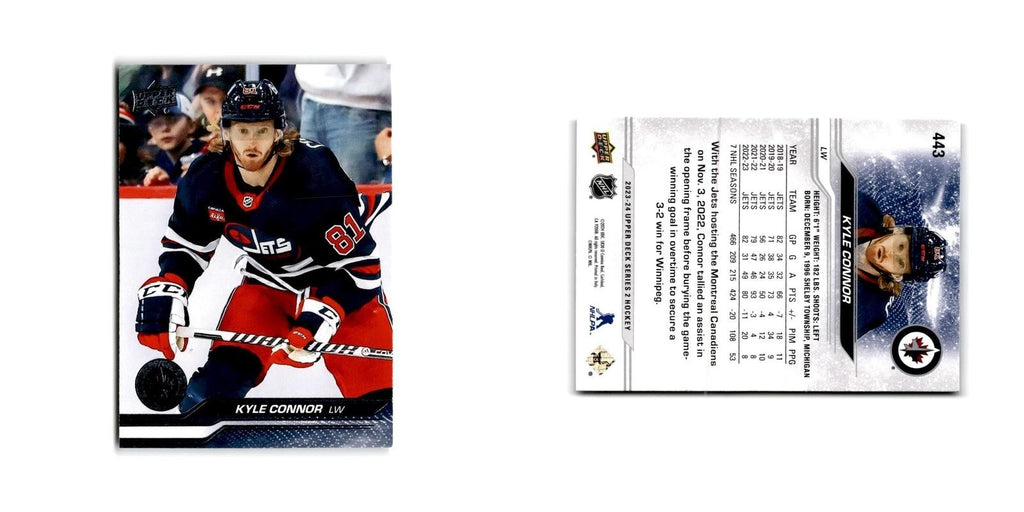 2023 Upper Deck Kyle Connor Winnipeg Jets #443