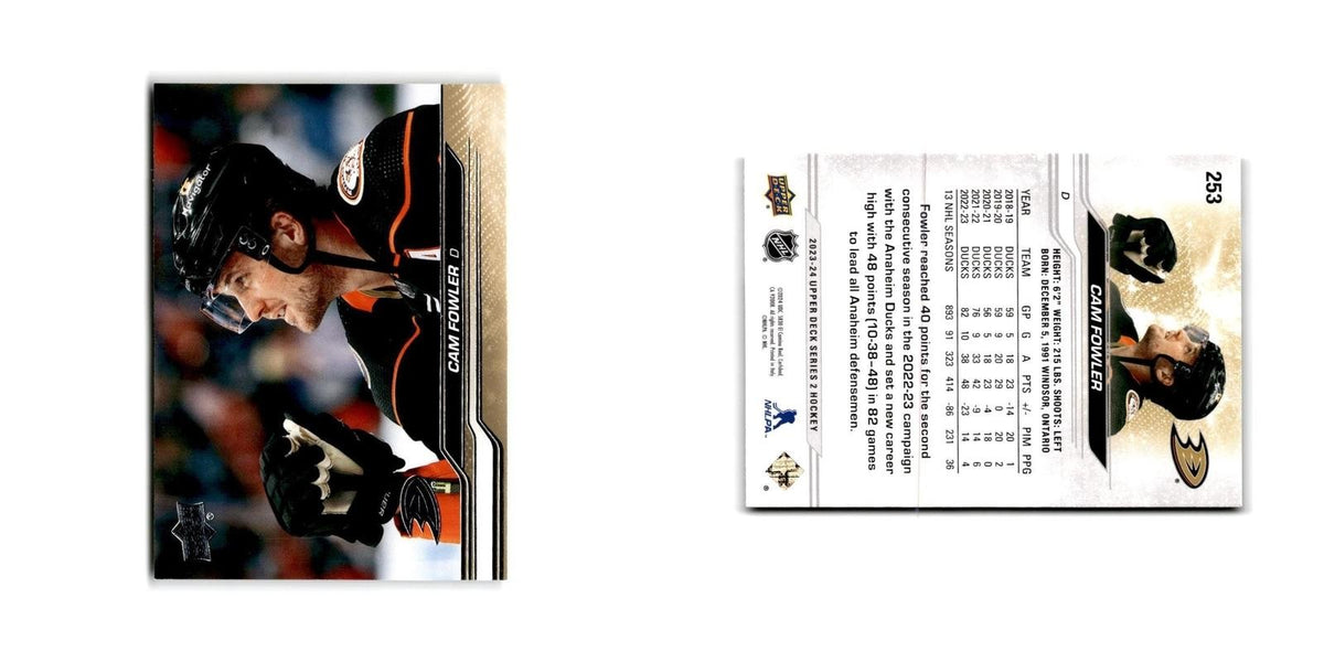 2023 Upper Deck Cam Fowler Anaheim Ducks #253
