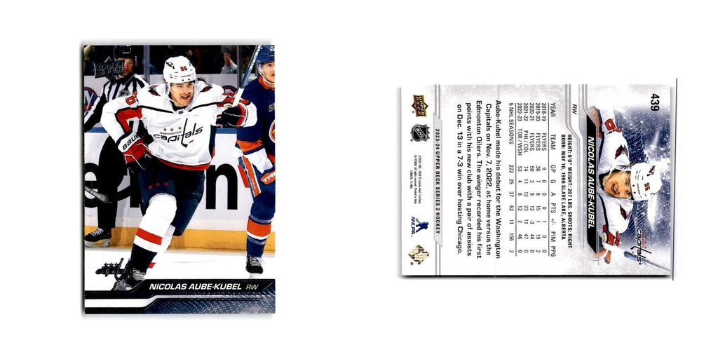 2023 Upper Deck Nicolas Aube-Kubel Washington Capitals #439