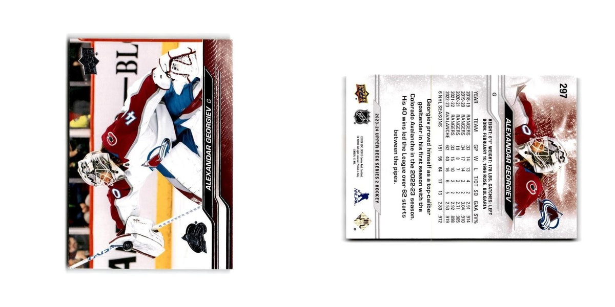 2023 Upper Deck Alexandar Georgiev Colorado Avalanche #297