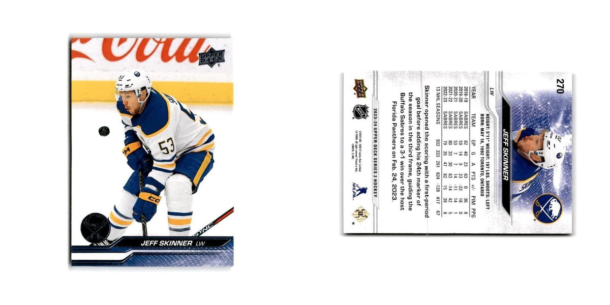 2023 Upper Deck Jeff Skinner Buffalo Sabres #270