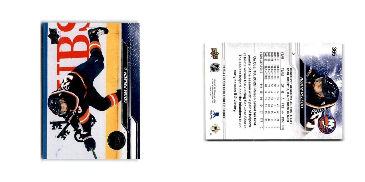 2023 Upper Deck Adam Pelech New York Islanders #365
