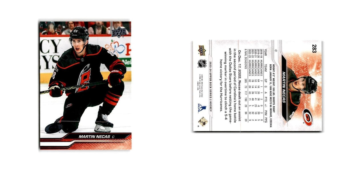 2023 Upper Deck Martin Necas Carolina Hurricanes #283