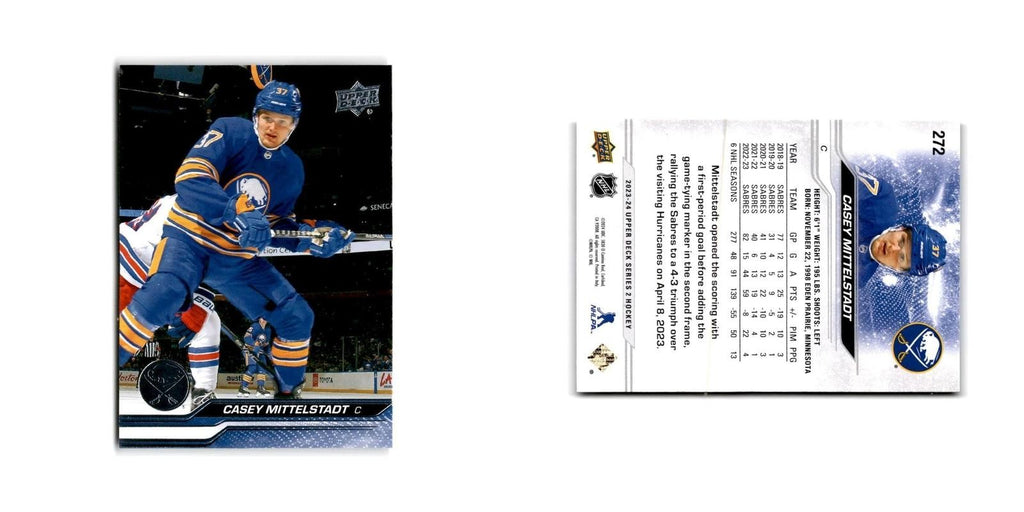 2023 Upper Deck Casey Mittelstadt Buffalo Sabres #272