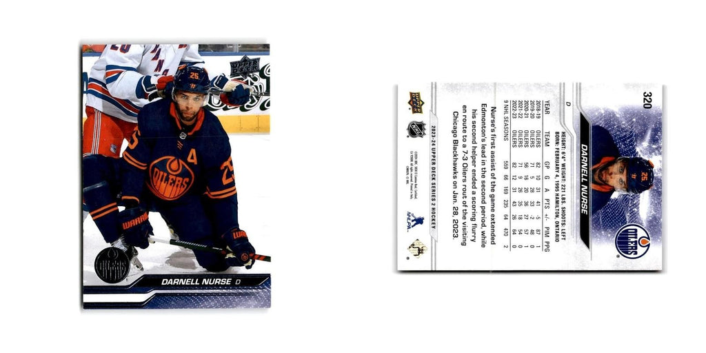 2023 Upper Deck Darnell Nurse Edmonton Oilers #320