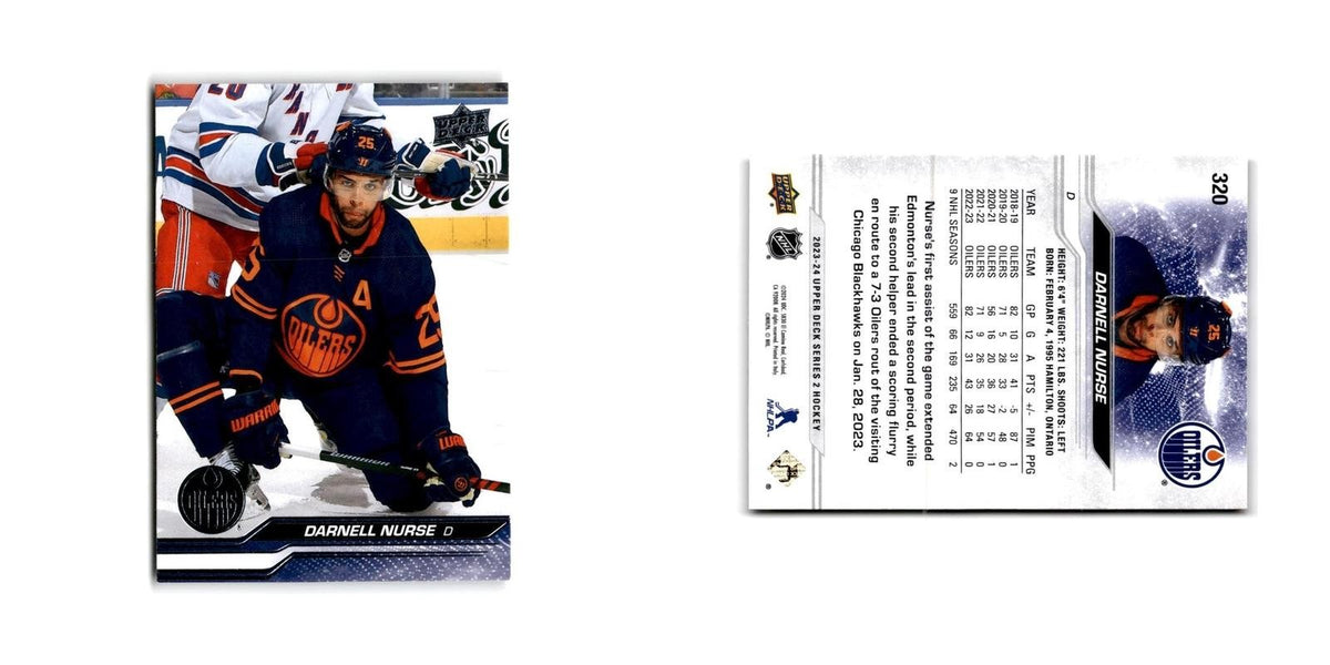 2023 Upper Deck Darnell Nurse Edmonton Oilers #320