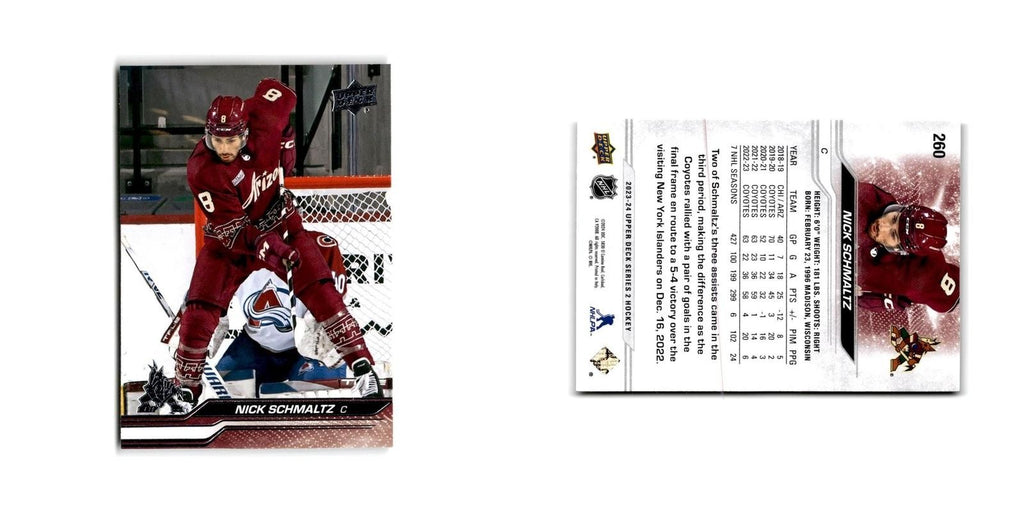 2023 Upper Deck Nick Schmaltz Arizona Coyotes #260