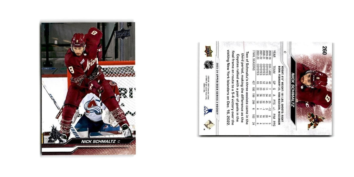 2023 Upper Deck Nick Schmaltz Arizona Coyotes #260