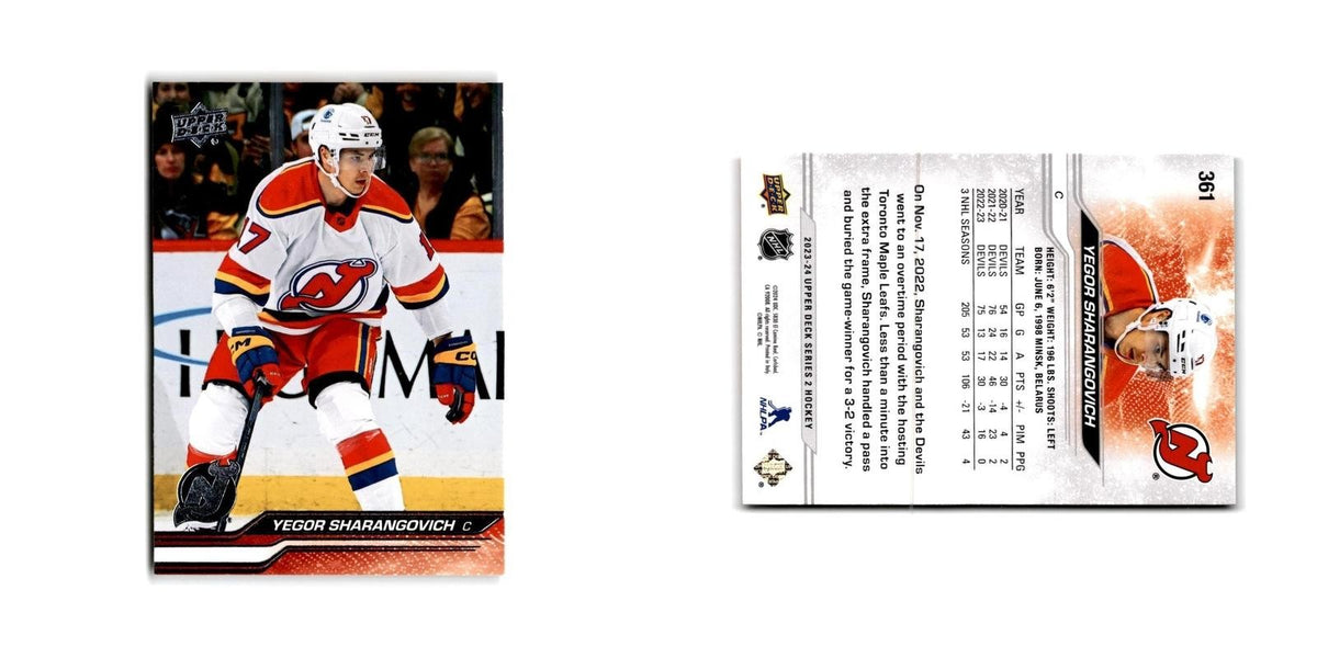2023 Upper Deck Yegor Sharangovich New Jersey Devils #361