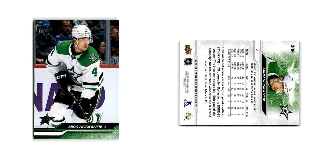 2023 Upper Deck Miro Heiskanen Dallas Stars #309