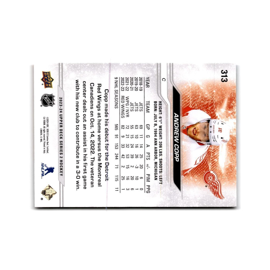 2023 Upper Deck Andrew Copp Detroit Red Wings #313