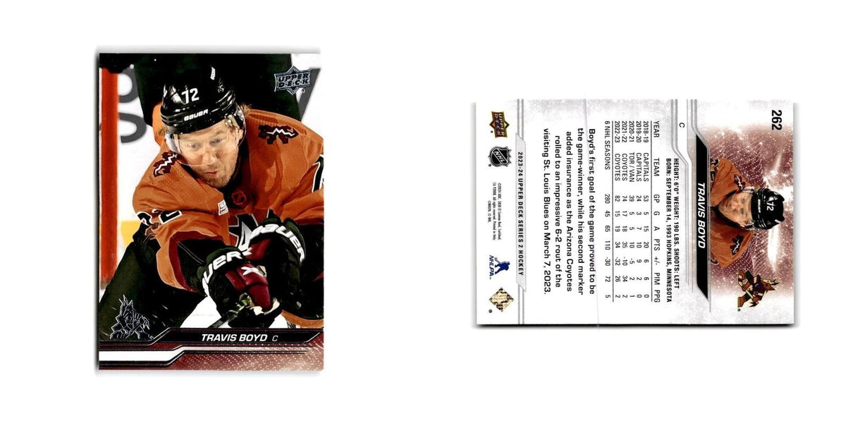 2023 Upper Deck Travis Boyd Arizona Coyotes #262