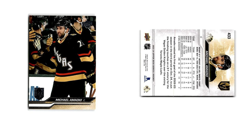 2023 Upper Deck Michael Amadio Vegas Golden Knights #433