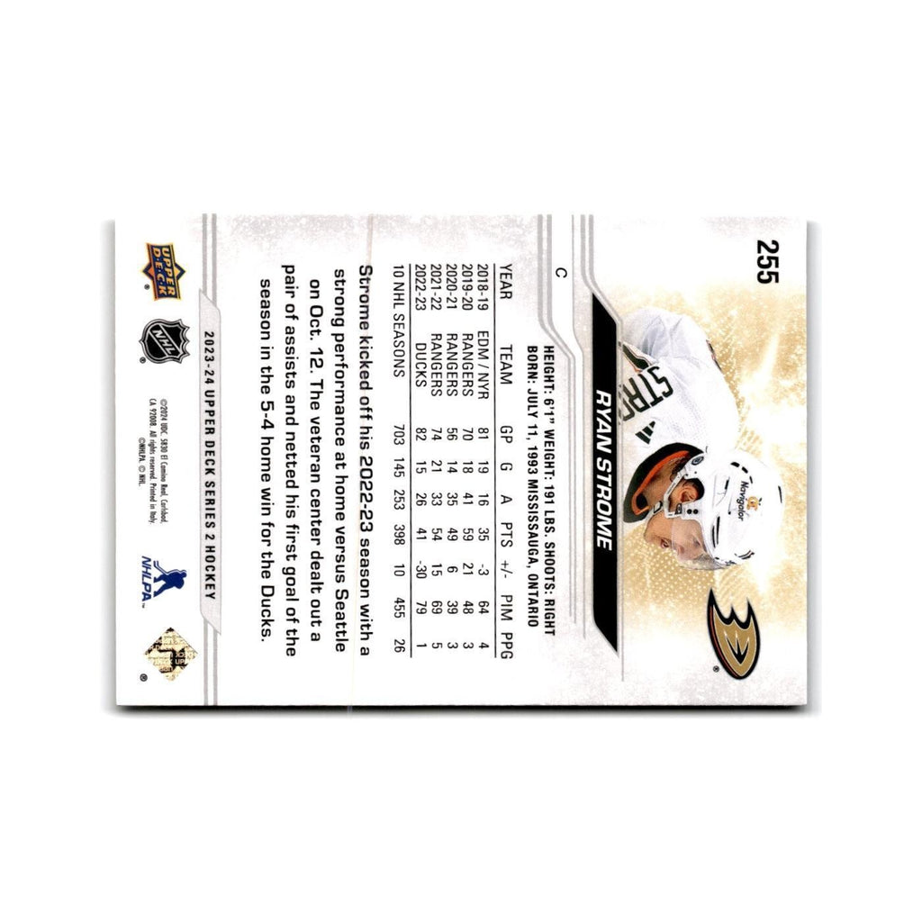 2023 Upper Deck Ryan Strome Anaheim Ducks #255