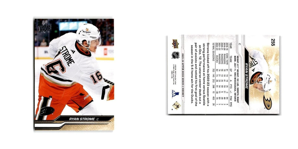 2023 Upper Deck Ryan Strome Anaheim Ducks #255