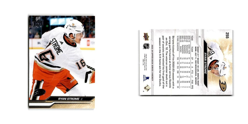 2023 Upper Deck Ryan Strome Anaheim Ducks #255
