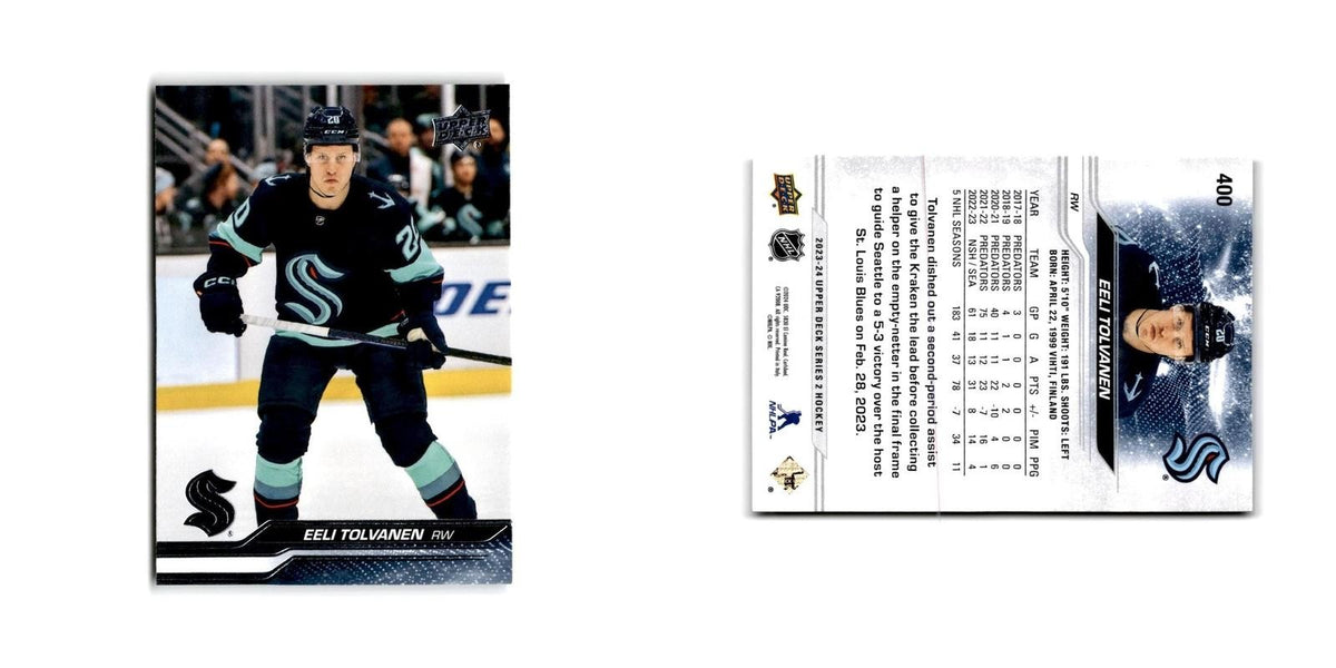 2023 Upper Deck Eeli Tolvanen Seattle Kraken #400
