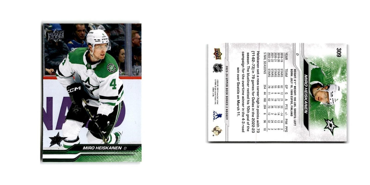 2023 Upper Deck Miro Heiskanen Dallas Stars #309