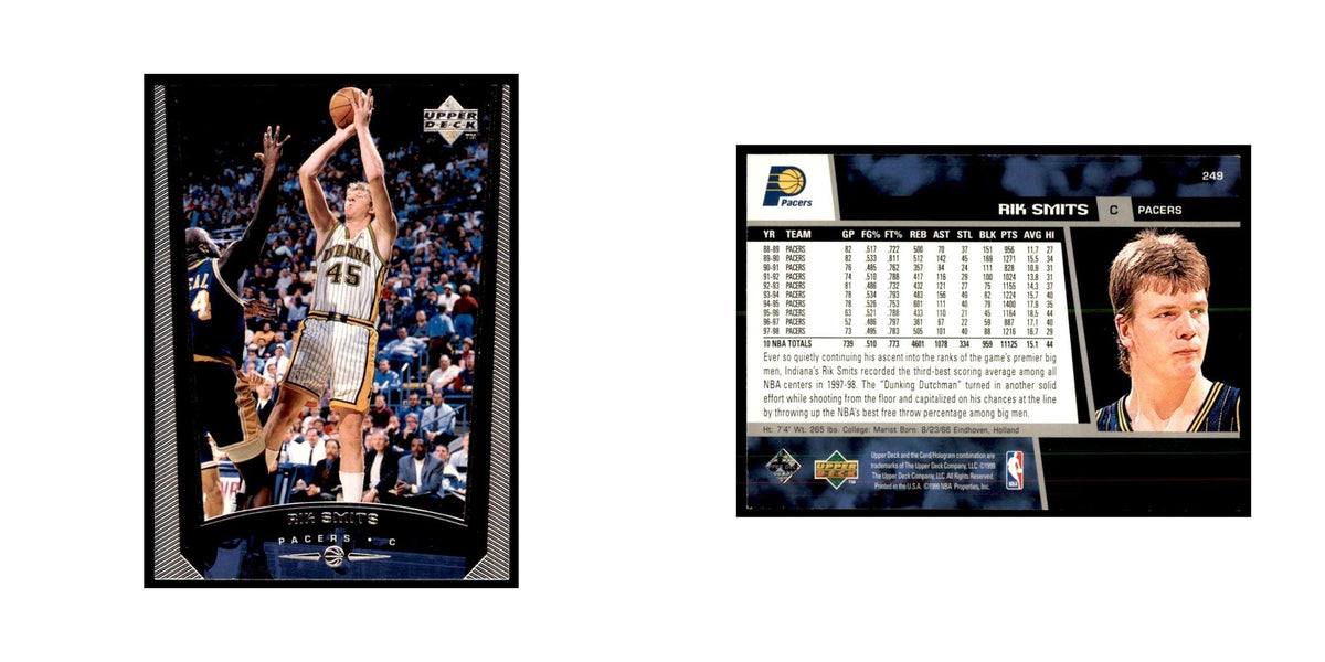 1998 Upper Deck Rik Smits Basketball Cards #249