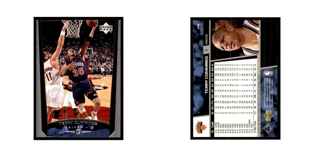 1998 Upper Deck Terry Cummings Basketball Cards #286