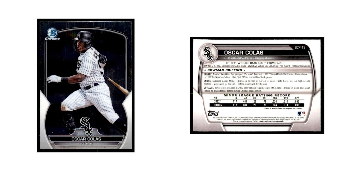 2023 Bowman Chrome Prospects Oscar Colas Baseball Cards #BCP-13