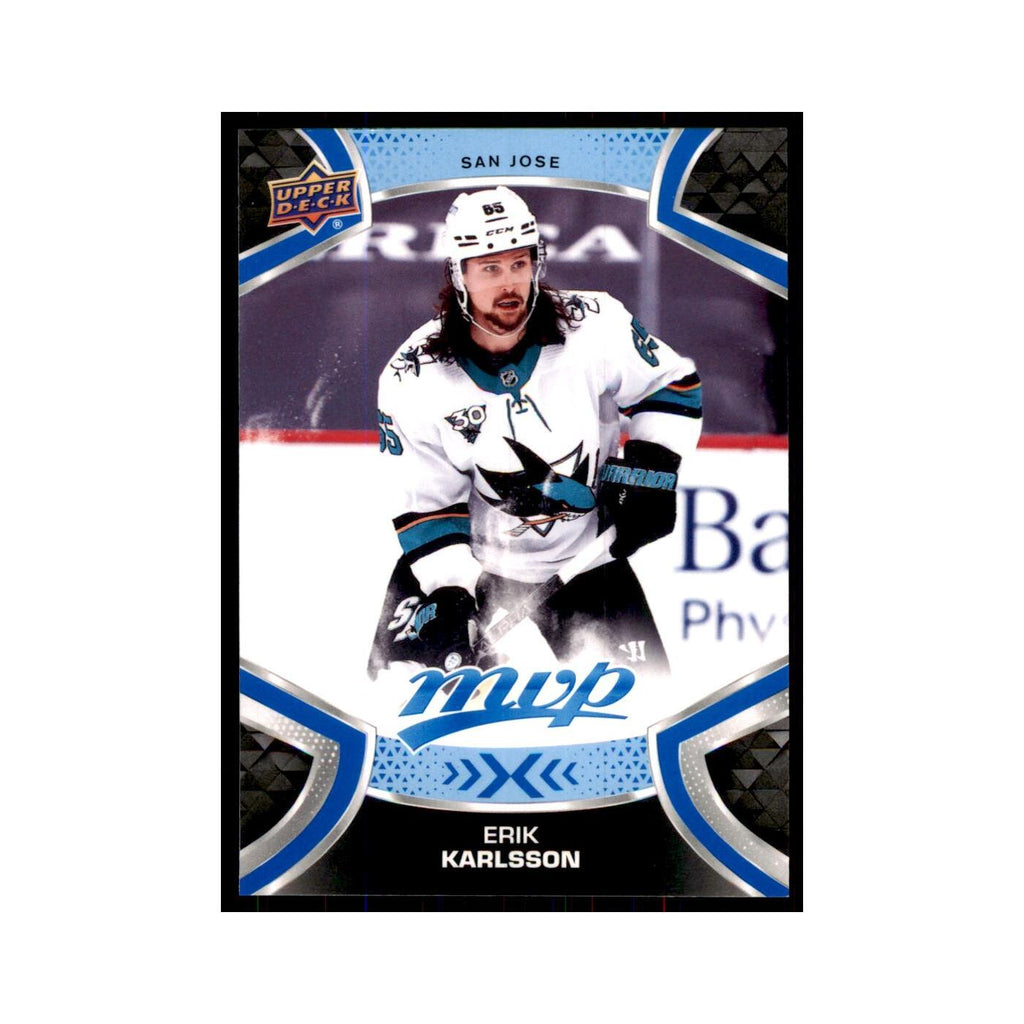 Erik Karlsson 2021 Upper Deck MVP #65 Hockey Cards Hockey Card NM