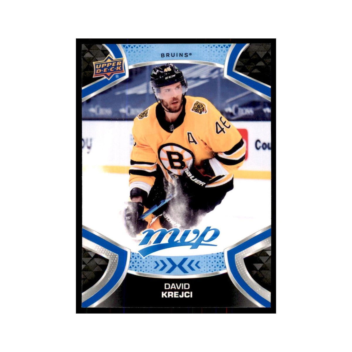 David Krejci 2021 Upper Deck MVP #66 Hockey Cards Hockey Card NM