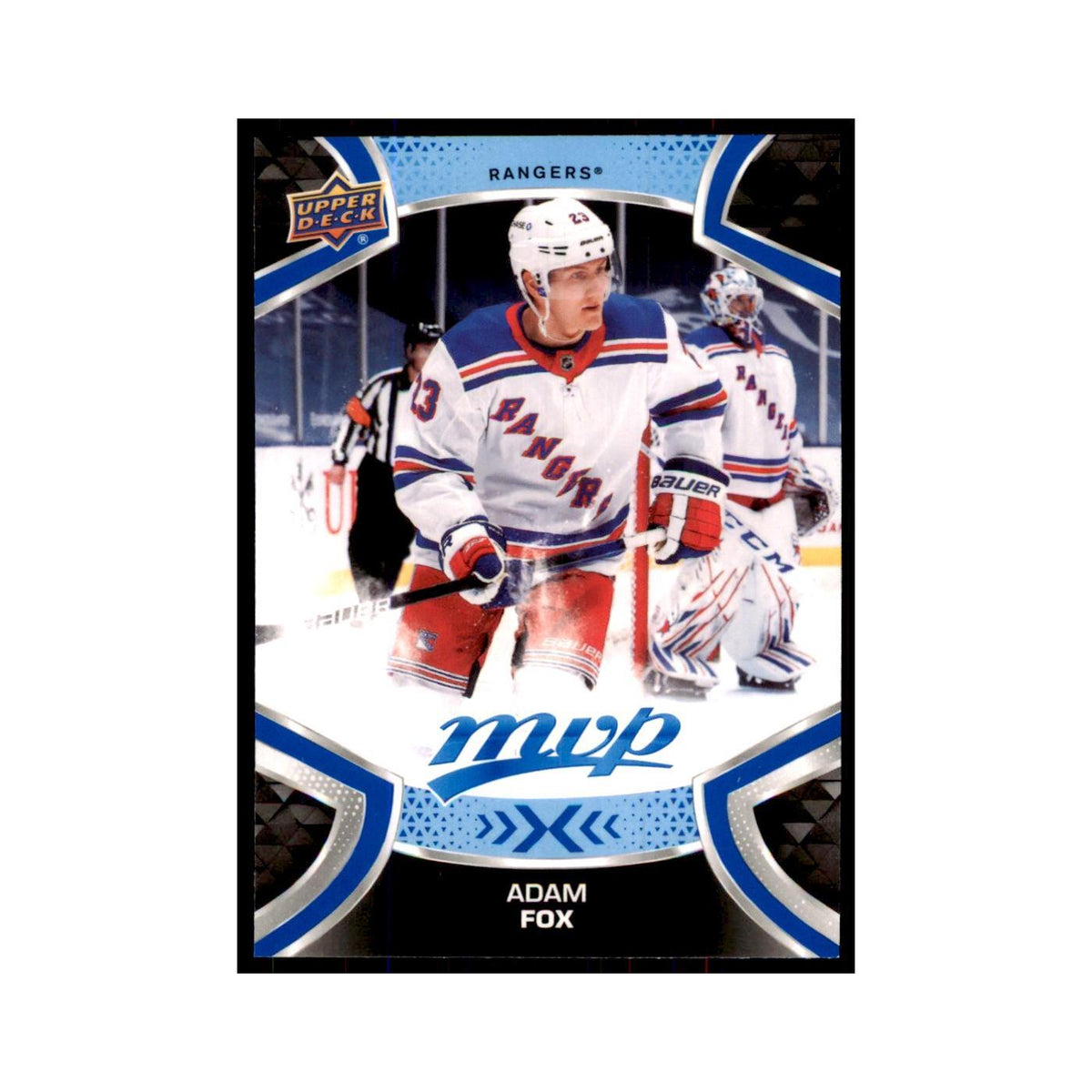 Adam Fox 2021 Upper Deck MVP #190 Hockey Cards Hockey Card NM