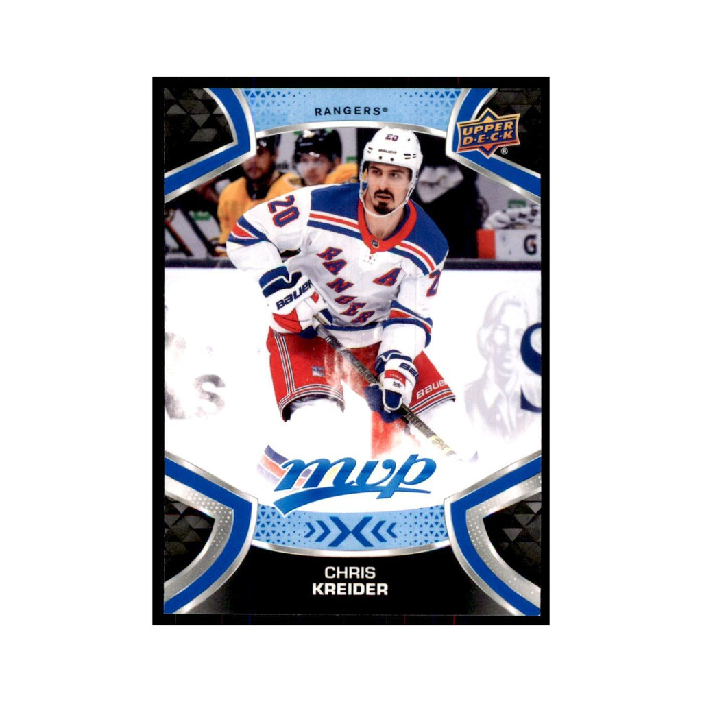 Chris Kreider 2021 Upper Deck MVP #20 Hockey Cards Hockey Card NM