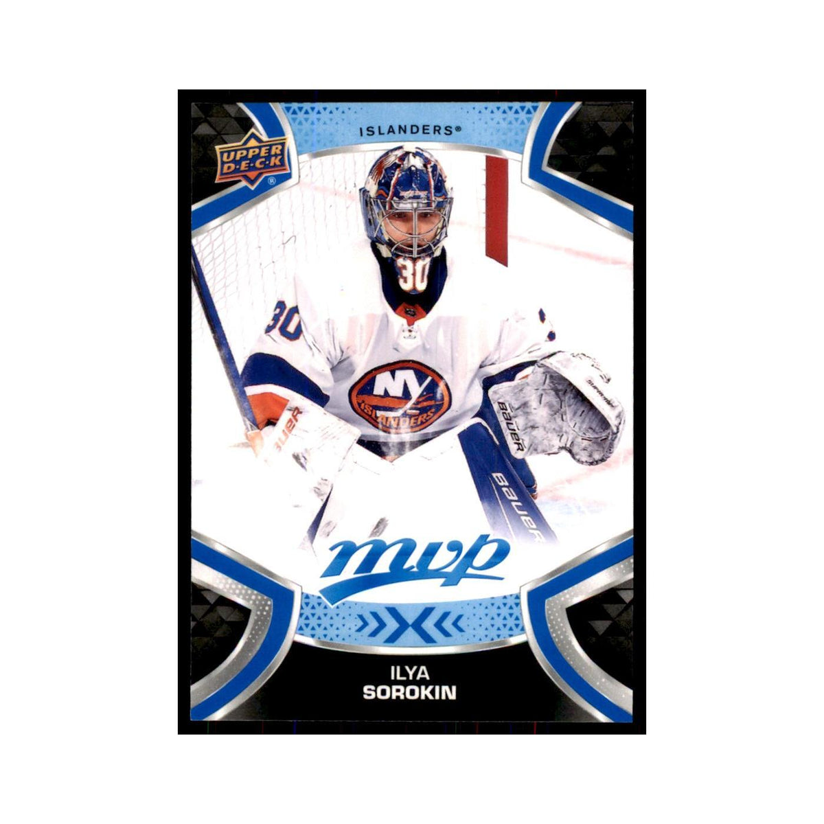 Ilya Sorokin 2021 Upper Deck MVP #30 Hockey Cards Hockey Card NM