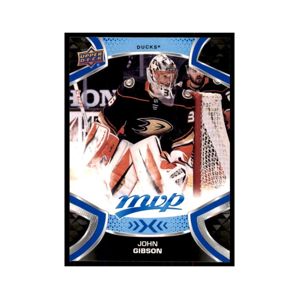 John Gibson 2021 Upper Deck MVP #40 Hockey Cards Hockey Card NM