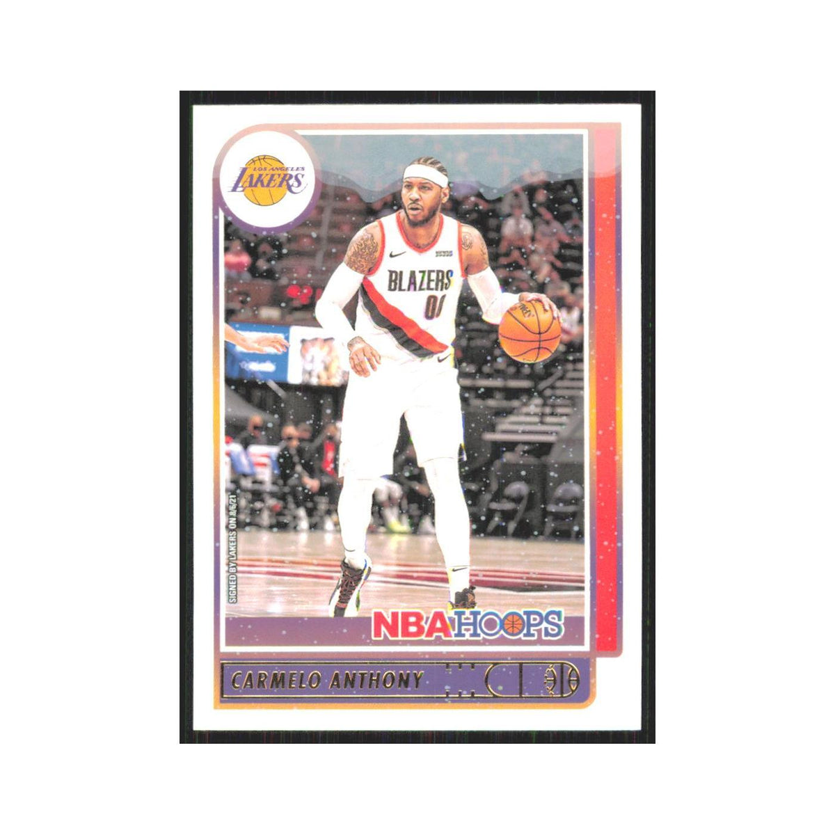 Carmelo Anthony 2021 NBA Hoops #101 Los Angeles Lakers Basketball Card NM