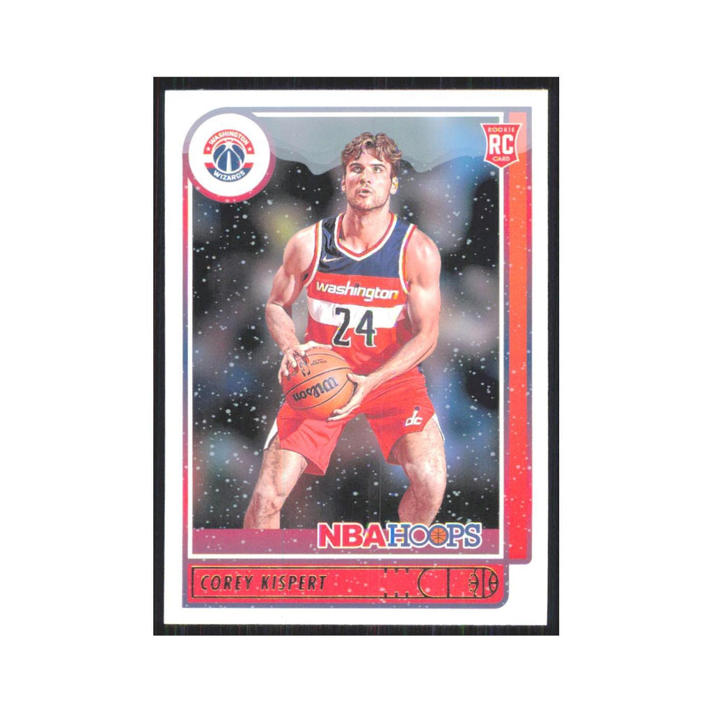 Corey Kispert Rookie 2021 NBA Hoops #212 Washington Wizards Basketball Card NM