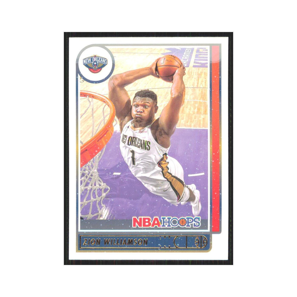 Zion Williamson 2021 NBA Hoops #84 New Orleans Pelicans Basketball Card NM