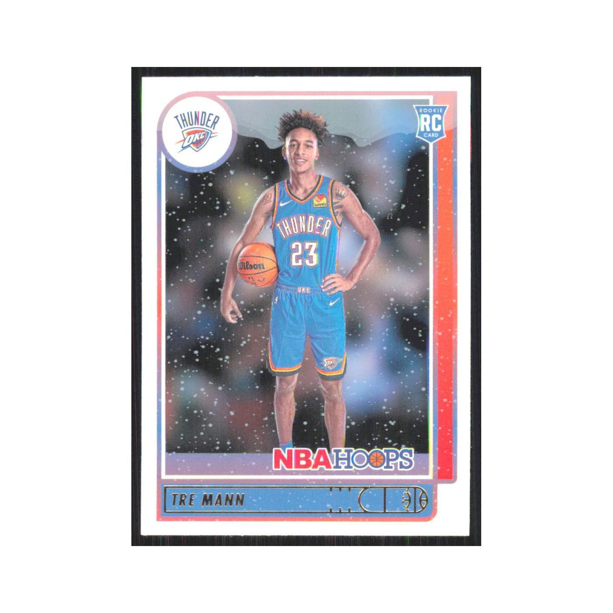 Tre Mann Rookie 2021 NBA Hoops #237 Oklahoma City Thunder Basketball Card NM