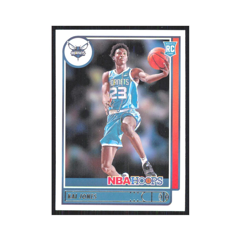 Kai Jones Rookie 2021 NBA Hoops #230 Charlotte Hornets Basketball Card NM