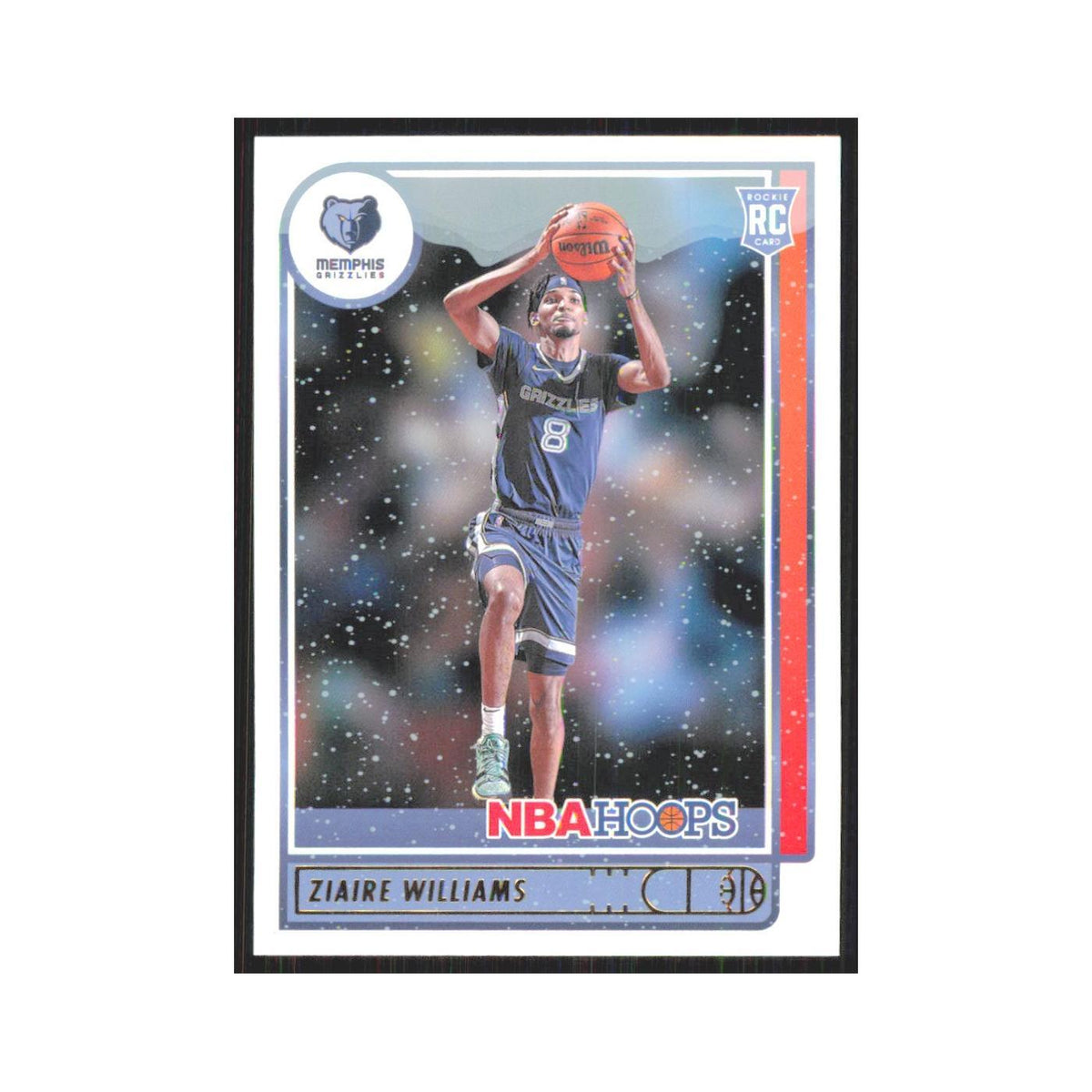 Ziaire Williams Rookie 2021 NBA Hoops #211 Memphis Grizzlies Basketball Card NM