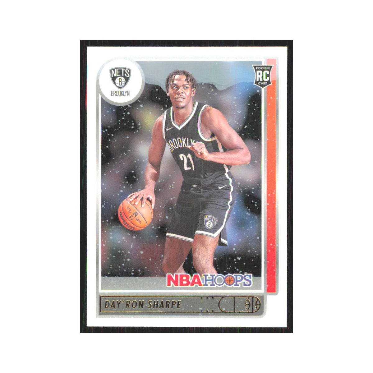 Day'Ron Sharpe Rookie 2021 NBA Hoops #215 Brooklyn Nets Basketball Card NM