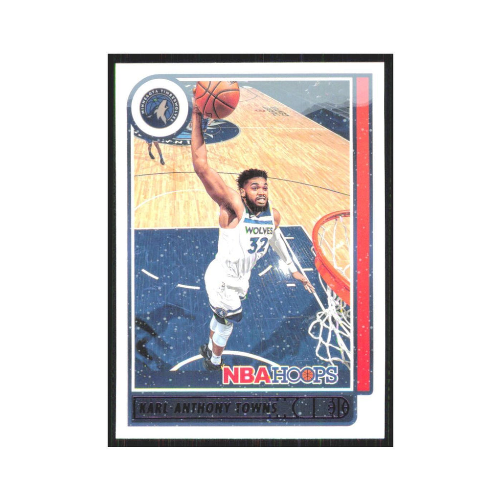 Karl-Anthony Towns 2021 NBA Hoops #141 Minnesota Timberwolves Basketball Card NM