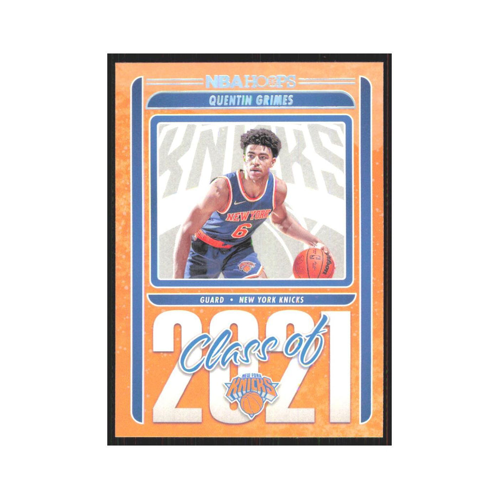 Quentin Grimes 2021 NBA Hoops #13 New York Knicks Basketball Card NM