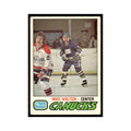 Mike Walton 1977 O-Pee-Chee (Damaged) #350 Vancouver Canucks Hockey Card VG