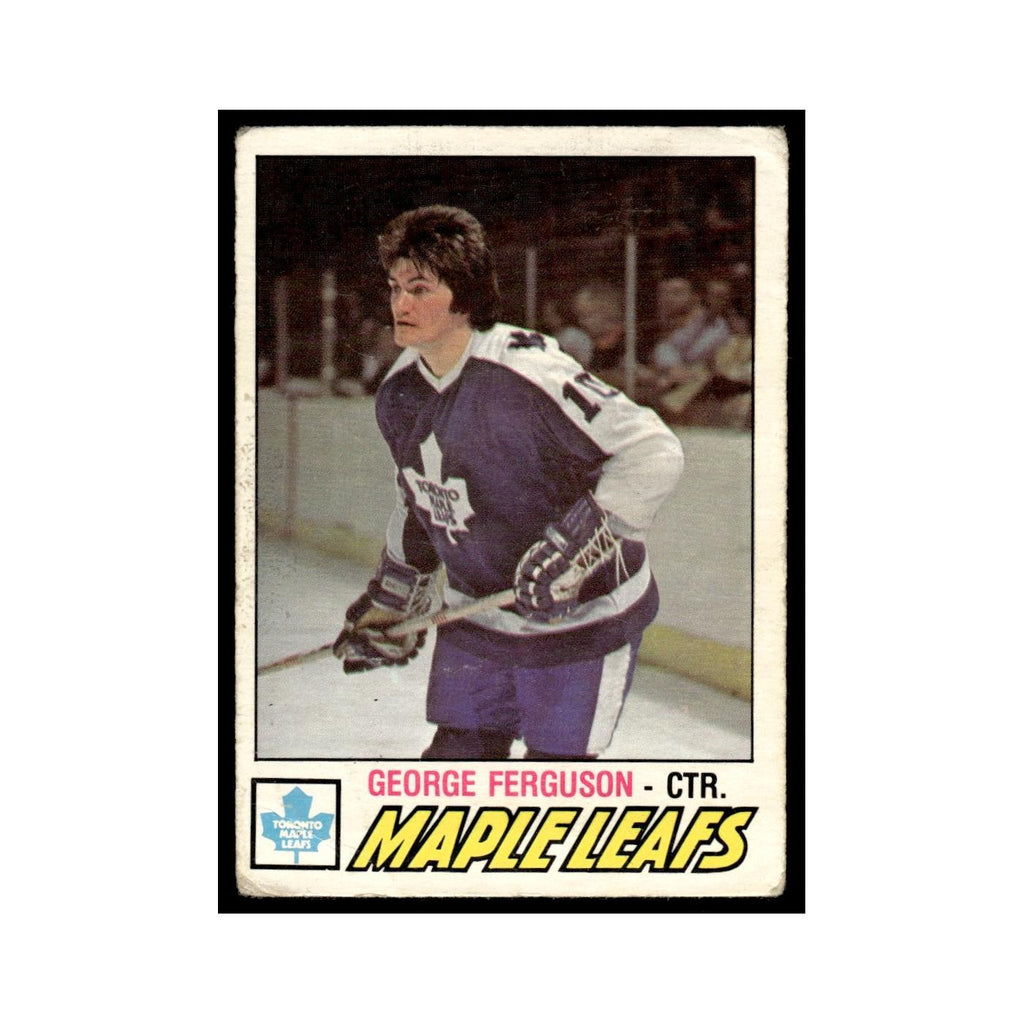 George Ferguson 1977 O-Pee-Chee #266 Toronto Maple Leafs Hockey Card EX