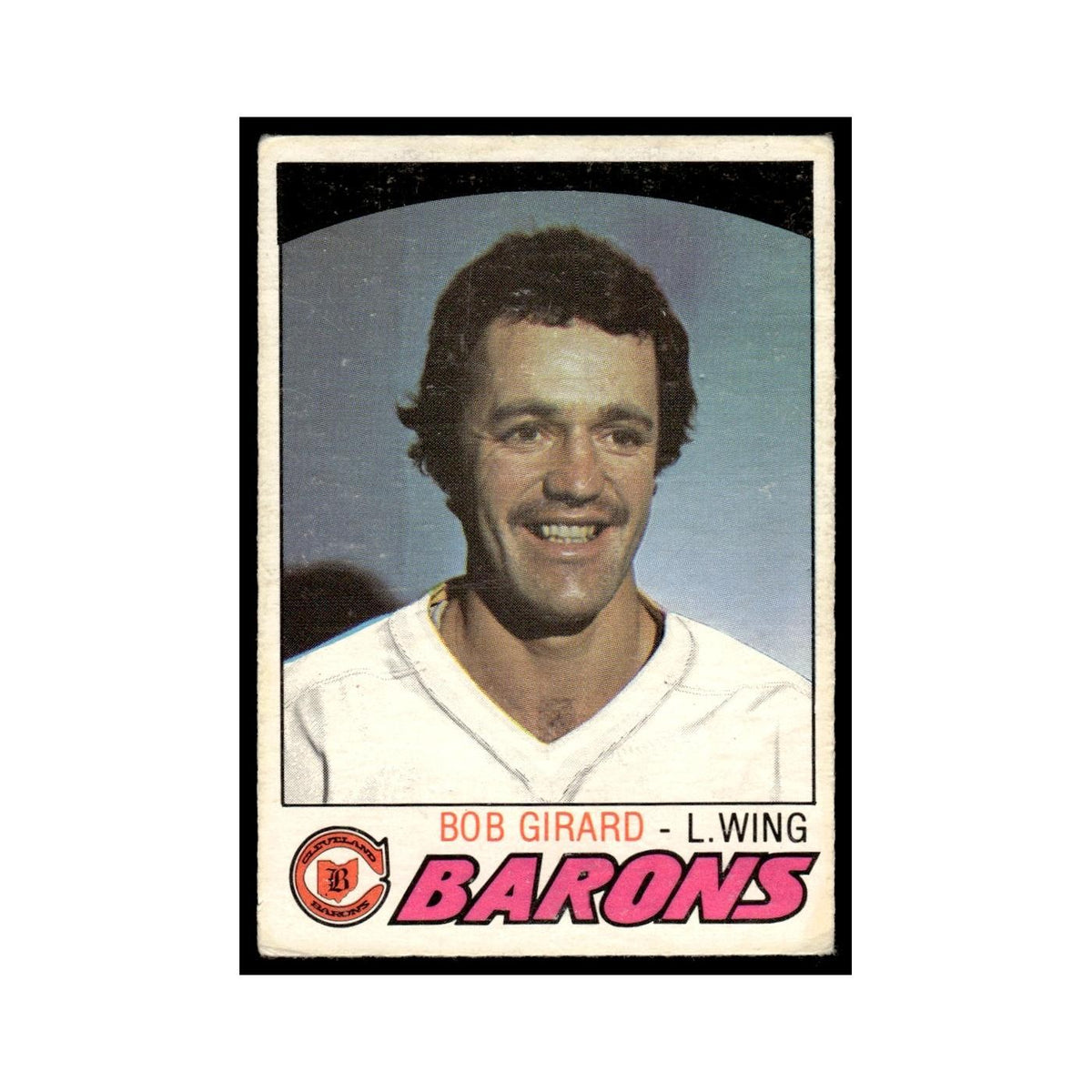 Bob Girard 1977 O-Pee-Chee #255 Cleveland Barons Hockey Card EX