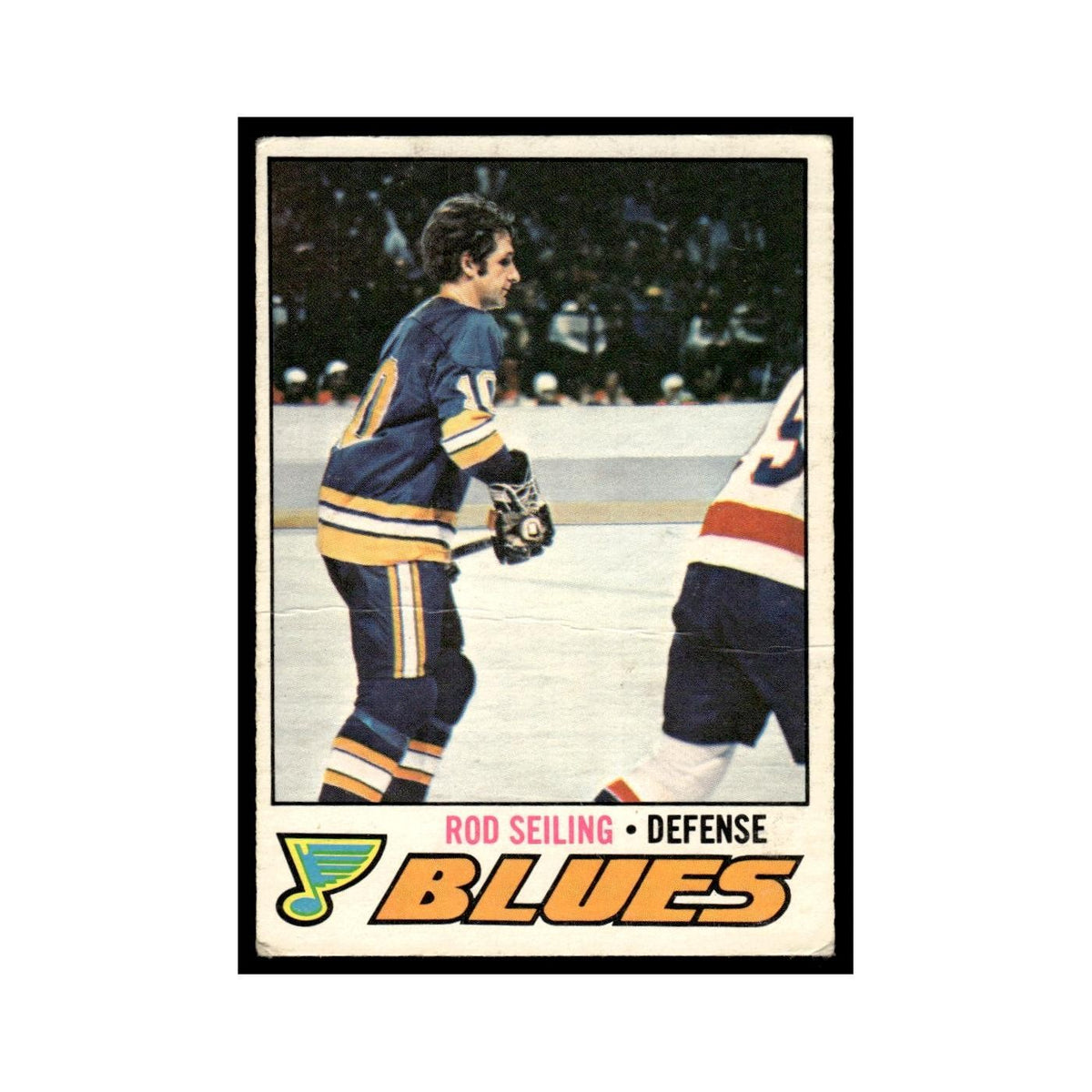 Rod Seiling 1977 O-Pee-Chee (Damaged) #226 St. Louis Blues Hockey Card VG