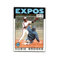 Hubie Brooks 1986 O-Pee-Chee #308 Montreal Expos Baseball Card NM