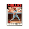Rick Schu 1986 O-Pee-Chee #16 Philadelphia Phillies Baseball Card NM
